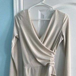 TOPSHOP Wrap Top Bodysuit